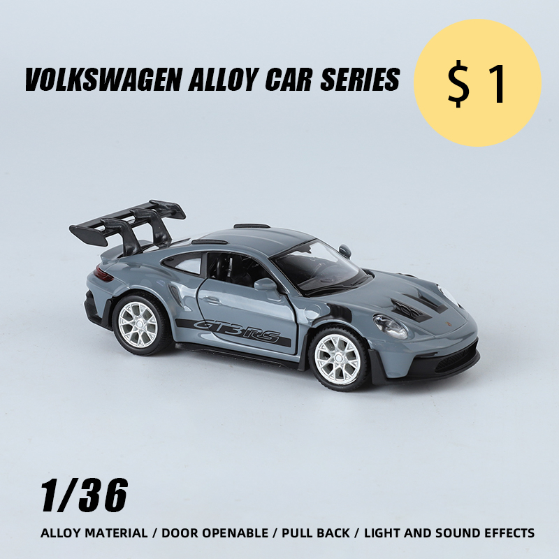 Hot Wheels Car Track Sets - 1:36 Porsche 911 GT3 ฿โลหะกีฬายานพาหนะ Supercar