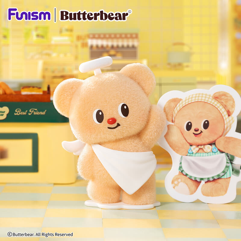 Vinyl Figure Blank - ฟันิสม์ บัตเตอร์แบร์ แฮปปี้เดย์ ซีรีส์ บลายด์บ็อกซ์ ชุดฟิกเกอร์โมเดลของเล่นแบบขยับได้สุดฮิต