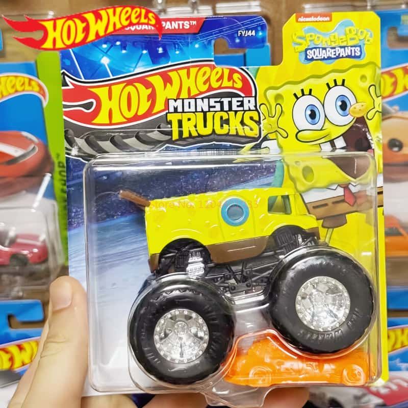 Hot Wheels Car Monster Trucks - รถบรรทุกมอนสเตอร์ฮอตวีลส์ 26E รุ่นใหม่ บิ๊กฟุต ของเล่นสะสมแบบหล่อขึ้นรูปโลหะผสม ยางขนาดใหญ่