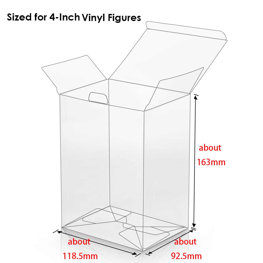 4 นิ้ว Clear ป้องกันกรณีตัวเลข - Funko Pop Protector บทวิจารณ์และราคา