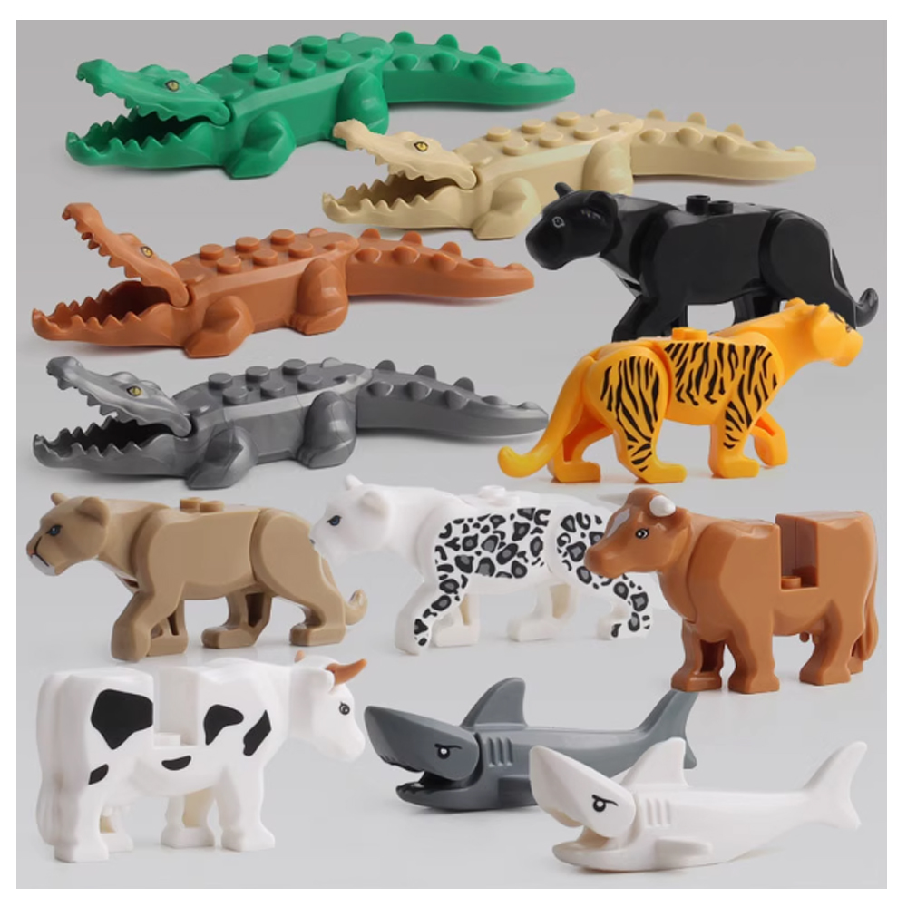MOC City สัตว์บล็อกอาคารแพะช้า - Lego Set City บทวิจารณ์และราคา