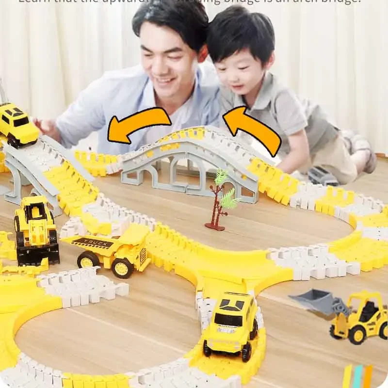 137-467pcs เด็กไฟฟ้าของเล่นรถว - Hot Wheels Car Track Sets บทวิจารณ์และราคา