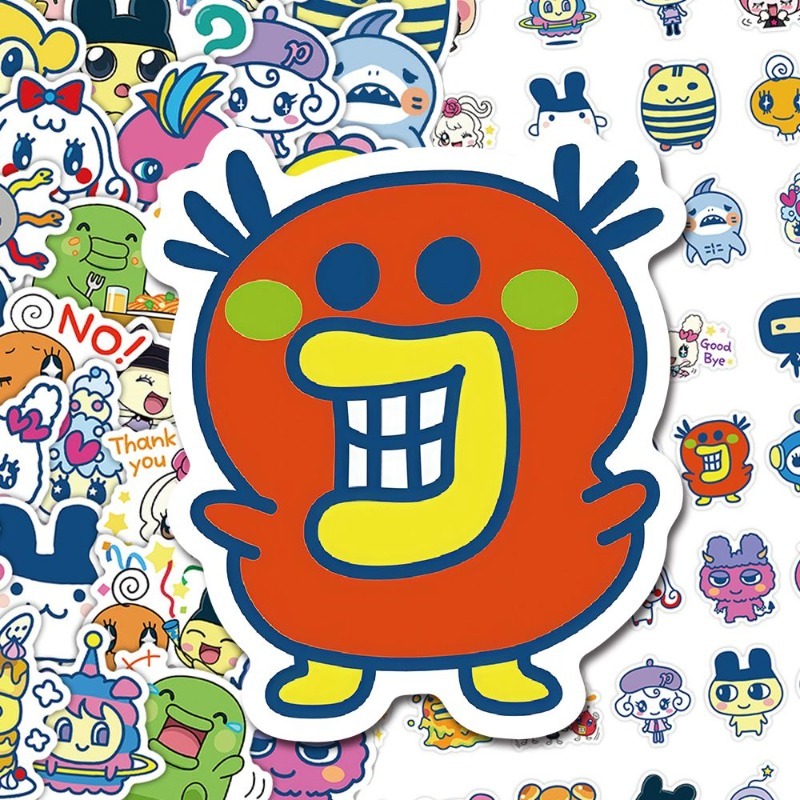สติกเกอร์ตกแต่งลายกราฟฟิตี้สีส - Bandai Model Tamagotchi บทวิจารณ์และราคา