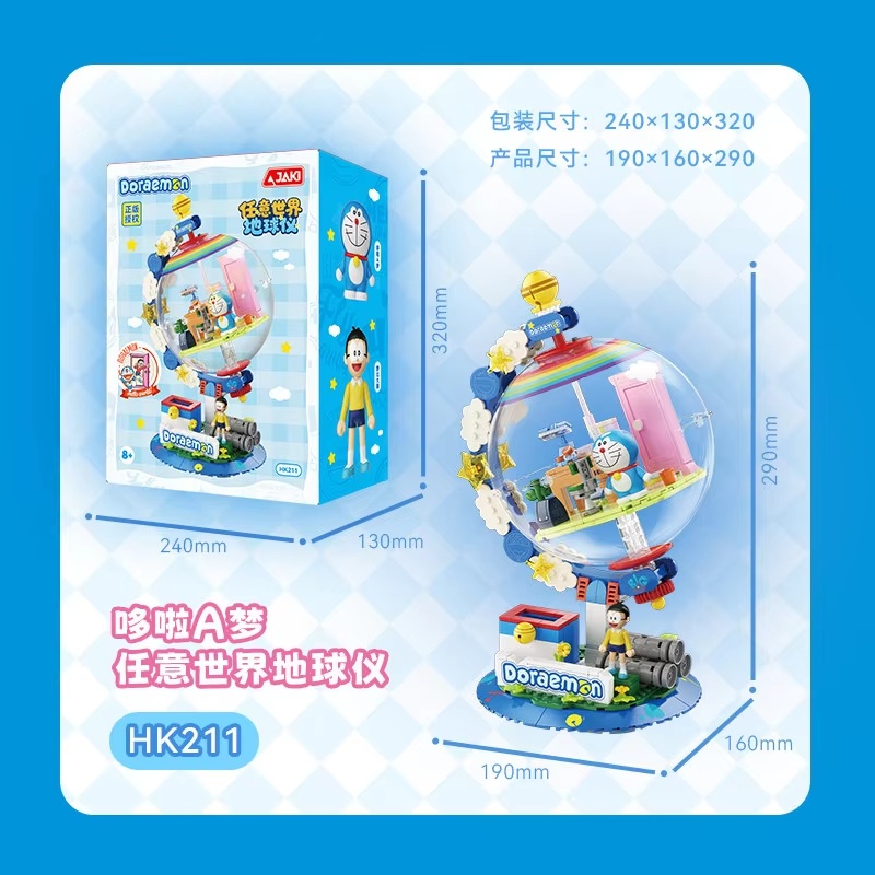 JAKI โดราเอมอน กล่องสุ่มบล็อกส - Lego Set Technic บทวิจารณ์และราคา